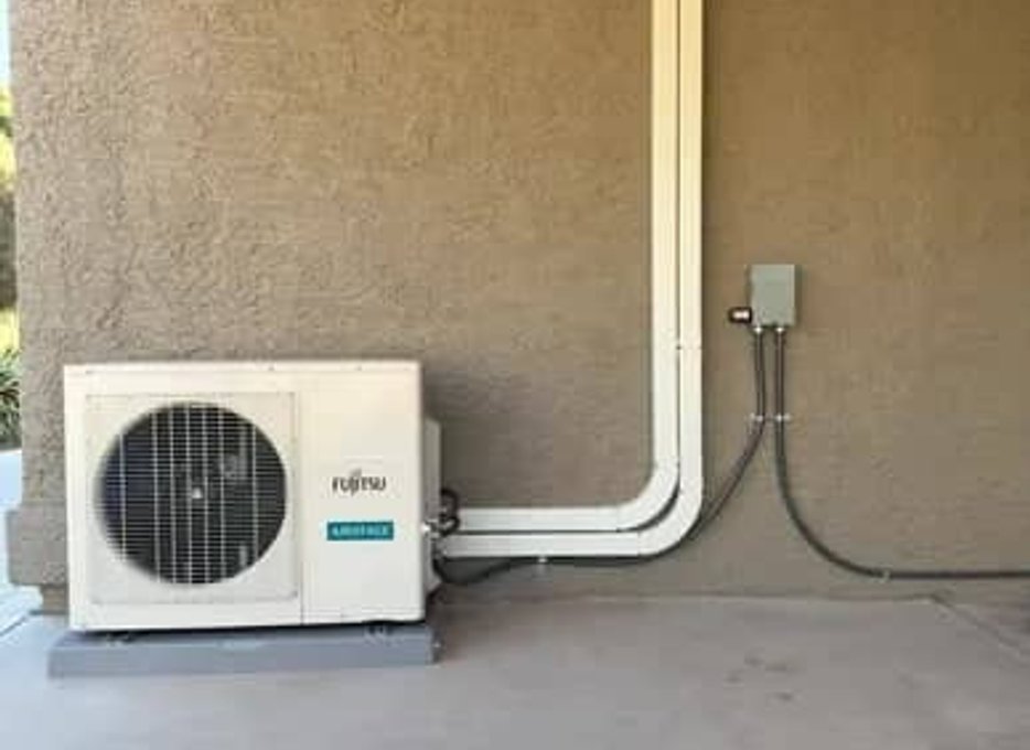 Energy efficient HVAC system install